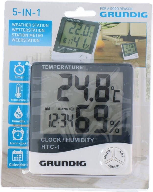 Grundig Weerstation 5 In 1 Wit
