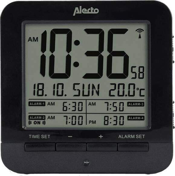 Alecto Lenco Alecto Ak 20 Wekker Met Thermometer