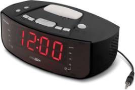 Caliber Wekkerradio Met Wake Up Light En Fm Radio Netstroom Digitale Wekker Met Usb Oplader Zwart(Hcg101 )