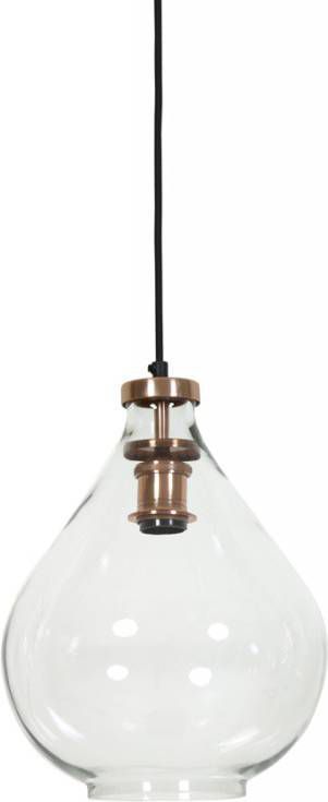 Light & Living Hanglamp Ilze 25x25x36 Helder