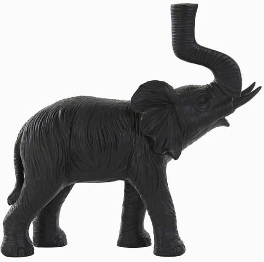 Light & Living Tafellamp 'Elephant' 36cm, kleur Mat Zwart