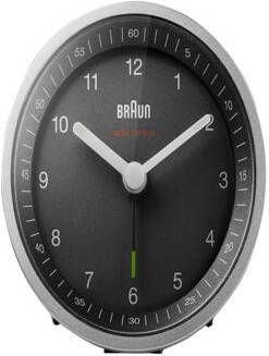 Braun BC07 Wekker Analoog Zilver/Zwart