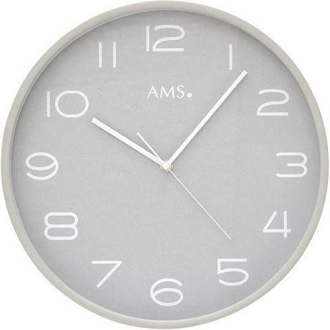 AMS Zendergestuurde wandklok F5521