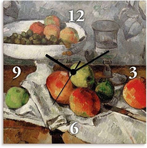 Artland Wandklok Stilleven met fruitschaal