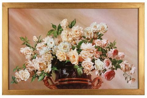 Home affaire Artprint White Roses 90/60 cm