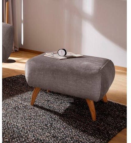 Home affaire Hocker Baggio met houten voetjes