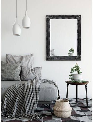 Home affaire Sierspiegel Antiek Decoratieve spiegel met houten lijst(1 stuk )