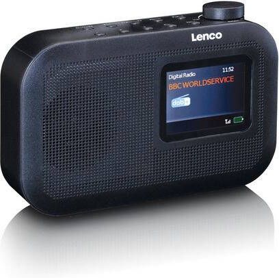 Lenco Draagbare Dab+/fm Radio Met Bluetooth® Pdr 026bk Zwart