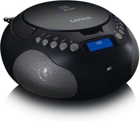 Lenco Digitale radio(dab+)SCD 341BK boombox met DAB+/FM radio en bluetooth