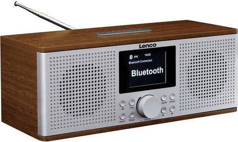 Lenco Smart Radio, Internet/dab+/fm En Bluetooth® Dir 170wa Walnoot zilver