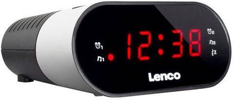 Lenco CR 07 Wekker radio Wit