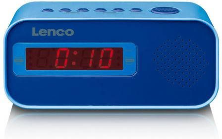 Lenco CR 250BU Wekkerradio met dual alarm blue