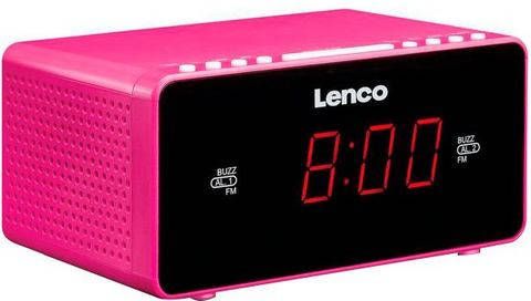 Lenco CR-510 Wekker radio Roze