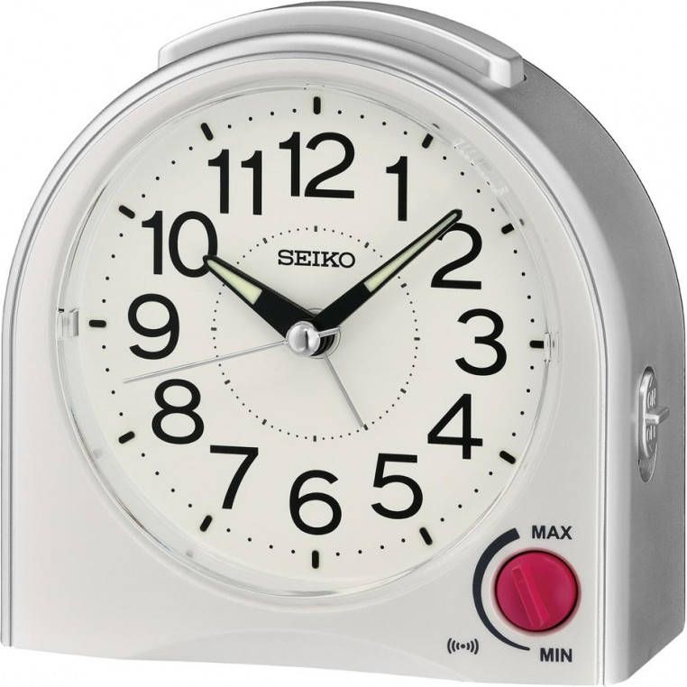 Seiko Wekkers QHE192S Zilverkleurig