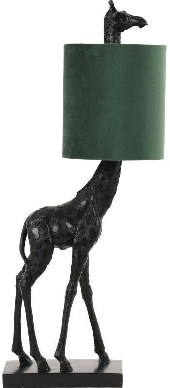 Light & Living Tafellamp 'Giraffe' 61cm, kleur Donkergroen
