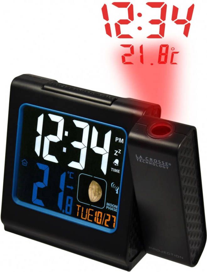 Supplies4U La Crosse Wekker 13, 3x11 Cm Zwart