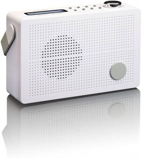 Lenco DAB+ wekkerradio met FM PDR 030 wit
