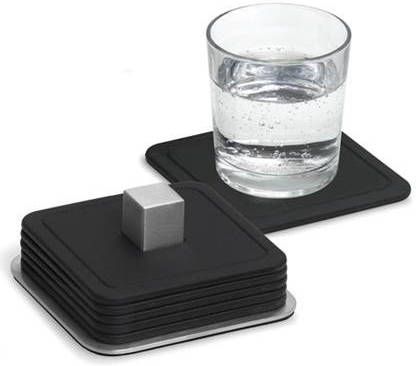 BLOMUS Glazen onderzetter TRAYAN Silicone(set, 6 delig )