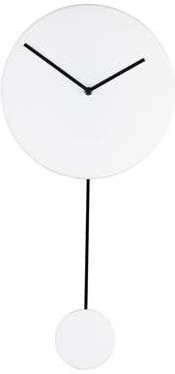 Zuiver Minimal Wandklok Ø 30 cm Wit