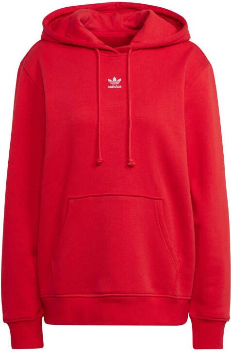 adidas Originals Adicolor Essentials Fleece Hoodie Vivid Red Dames