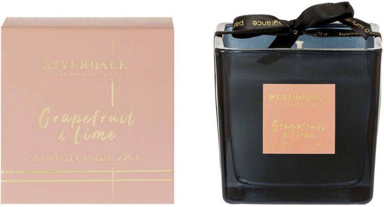 Riverdale geurkaars Deluxe Grapefruit & Lime
