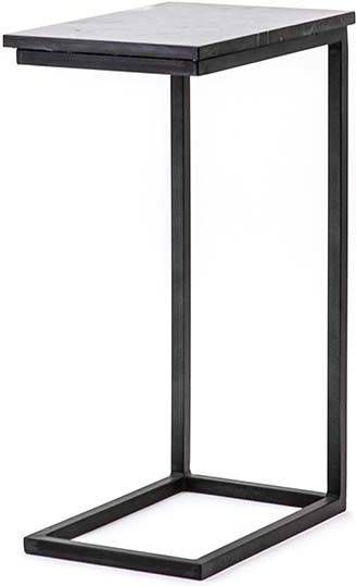 By-Boo By Boo Laptoptafel 'Edge' Marmer, kleur zwart