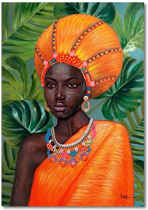 Feelings African Beauty Wanddecoratie