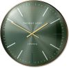 Intens Wonen Thomas Kent Wandklok Oyster 65 Cm Staal Groen online kopen