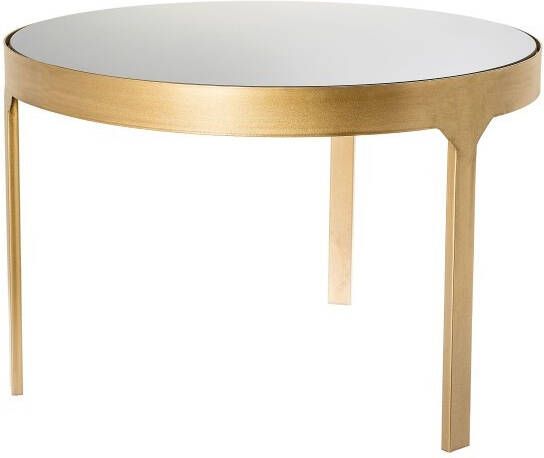 Riverdale Amaro Bijzettafel Metaal/Glas Goud 59 cm