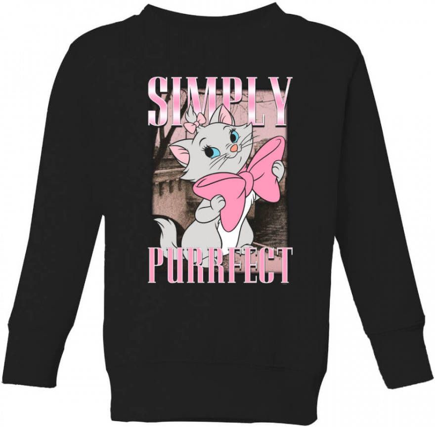 Disney Aristocats Simply Purrfect Kids' Sweatshirt Black 146/152(11 12 jaar )