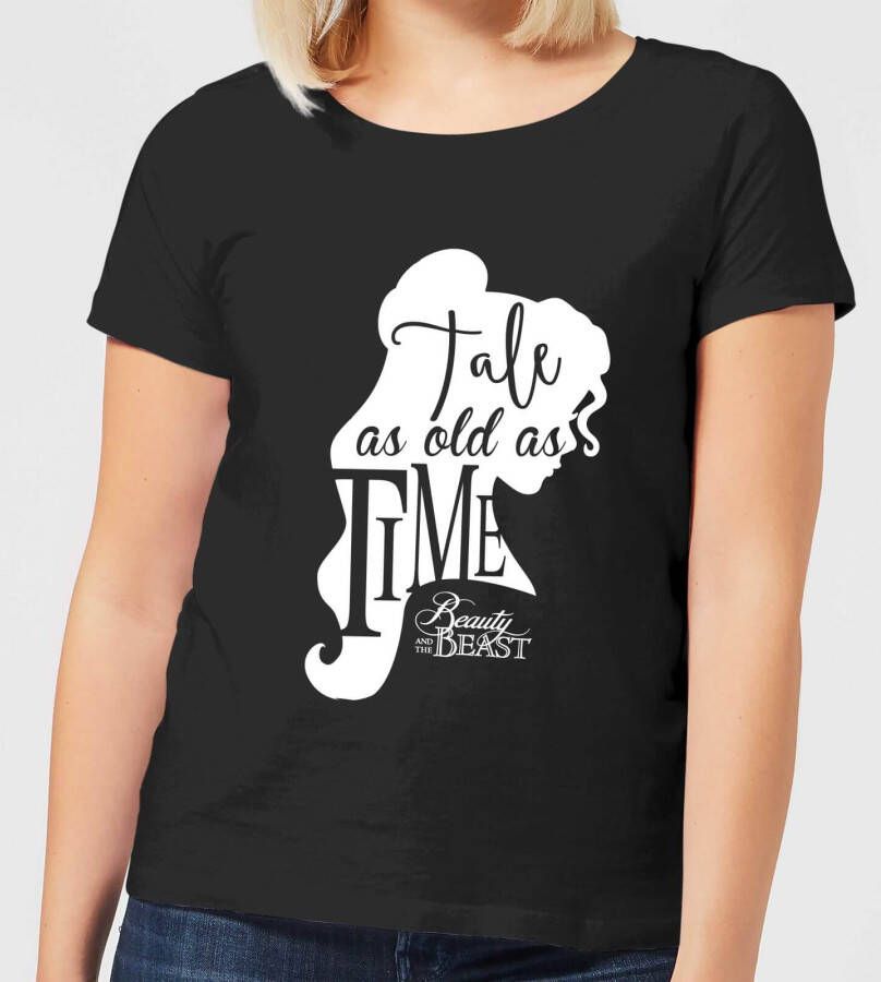 Disney Belle en het Beest Prinses Belle Tale As Old As Time Dames T shirt Zwart