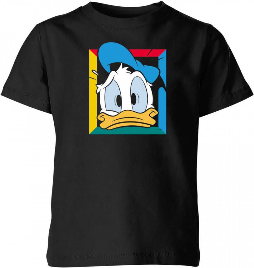Disney Donald Face Kids' T Shirt Black 146/152(11 12 jaar )