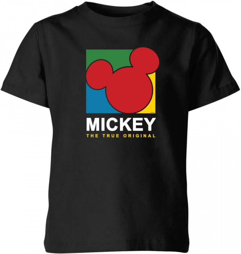 Disney Mickey The True Original Kids' T Shirt Black 146/152(11 12 jaar) Zwart