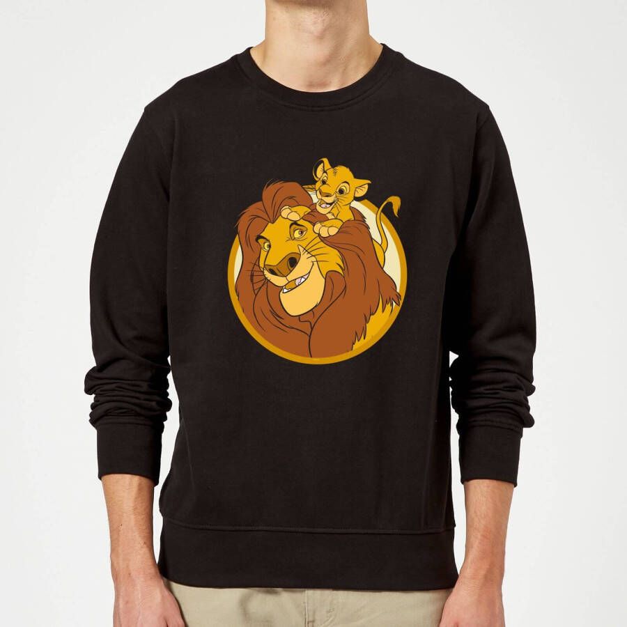Disney Mufasa & Simba Sweatshirt Black XXL Zwart