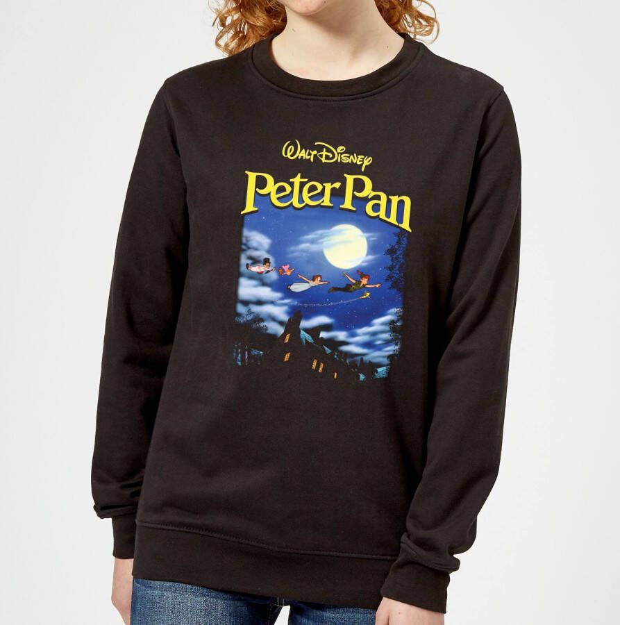 Disney Peter Pan Cover Women's Sweatshirt Black 4XL Zwart