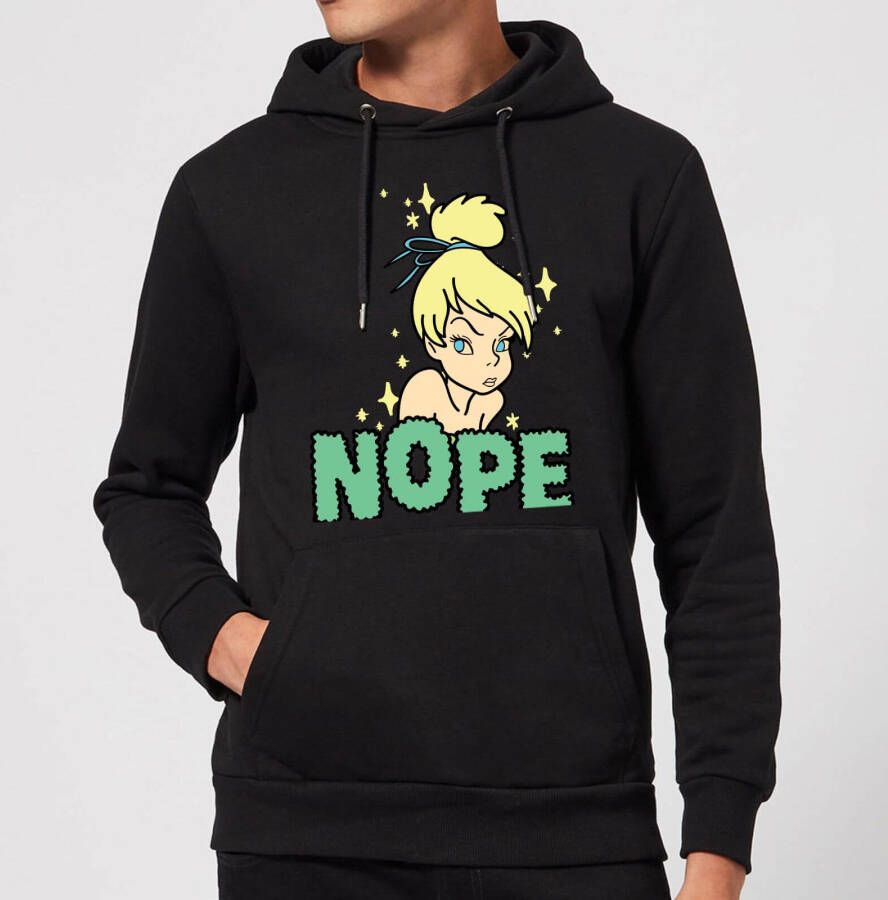 Disney Peter Pan Tinkerbell Nope Hoodie Black
