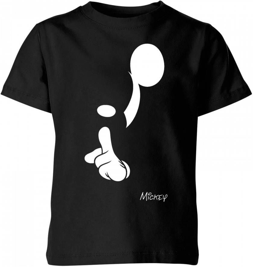 Disney Shush Kids' T Shirt Black 146/152(11 12 jaar) Zwart