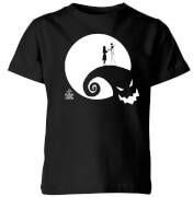 Disney The Nightmare Before Christmas Jack and Sally Moon Kids' T Shirt Black 146/152(11 12 jaar )