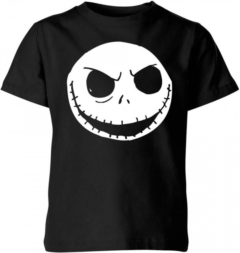 Disney The Nightmare Before Christmas Jack Skellington Kids' T Shirt Black 146/152(11 12 jaar) Zwart